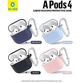 کاور ایرپاد 4 سیلیکونی بلو Blueo Airpod 4 Silicone Cover